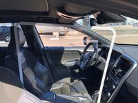 Beschermingswand tussen de voorstoelen