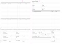 1101601 Werkorder, blok A4 dwars